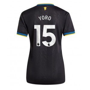 Fotbalové Dres Manchester United Leny Yoro #15 Dámské Třetí Oblečení 2025-26 Krátký Rukáv